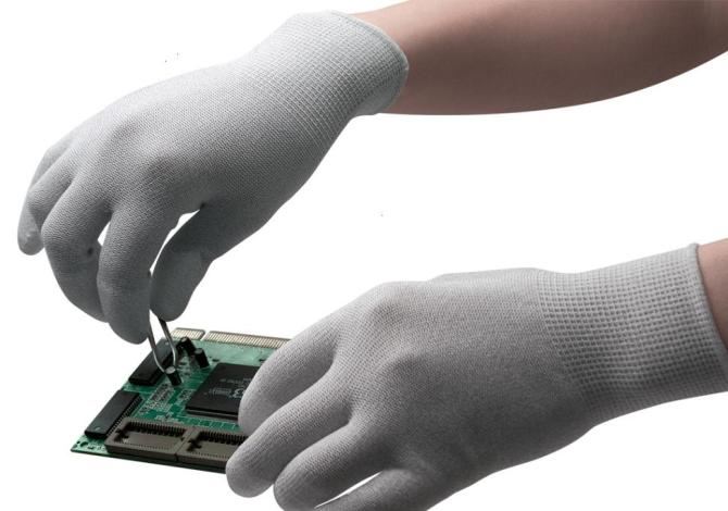 esd pu coated gloves